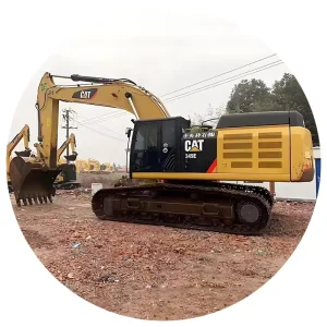 Second Hand Hydraulic Cat 349 Large Excavators Low Hours With Cab Sgs Inspected for Quarry Work in Stock