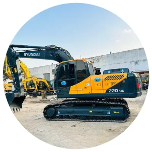 Second Hand Hyundai R220Lc R215Lc R215V5 R200Lc 22 Ton Excavator Korea Origin Low Hours Crawler Excellent Condition in Stock