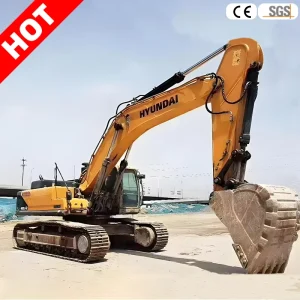 Second Hand Hyundai R485Lv5 R455Lc R385Lc R520Lc 48 Ton Heavy Excavator Korea Origin Low Hours Hydraulic Excellent Condition