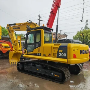 Second Hand Komatsu PC200-8N1 Excavator Japanese Original Crawler Digger Stable Performance Low Fuel Consumption