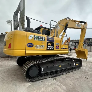 Second Hand Komatsu Pc220 8 22 Ton Japan Excavator Low Working Hours Crawler Diesel Hydraulic Excellent Condition