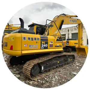 Second Hand Komatsu Pc240 Pc22024 Ton Large Excavator Japan Original Low Hours Crawler Diesel Hydraulic Excellent Condition