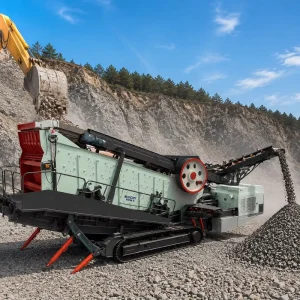 Self-Propelled Tracked Mobile Screening Machine for Coal Slag Mineral Ore Fine Screening Processing Plant Mining Equipment