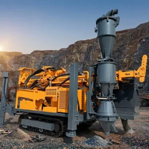 Self propelled Reverse circulation drilling equipment with wear resistant spare parts