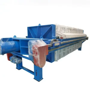 Semi Automatic Plate Frame Filter Press Polypropylene 70x70cm Filter Plates 380V 30m2 0-0.6Mpa Pressure Treating Stone Mine