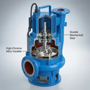 Sewage Pump Submersible 2hp Heavy Duty Sewage Mining Water Pump