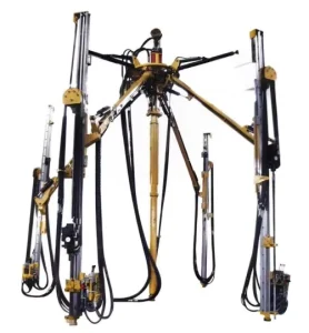 Shaft Construction Hydraulic Vertical Shaft Drilling Jumbo Equipped with RC1200 Rock Drill