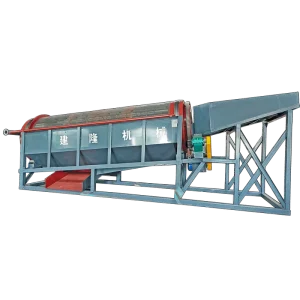 Shaftless Drum Gold Screening Machine with Feed Hopper Motor Gear 100TPH Capacity for Placer Gold Processing