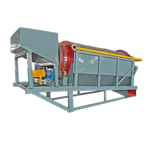 Shaftless Rotary Trommel Screen with Double-layer Screen Bars for Gold Sand Washing and Separation