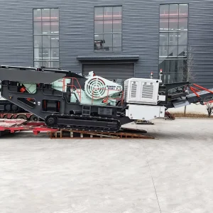 Shock Resistant Crawler Jaw Crusher Rugged Chassis Adaptable Terrain For Complex Mining Site Rock Crushing