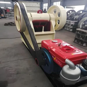 Simple Operation Diesel Small Jaw Crusher Stable Running Mini Mobile Rock Crusher for Household Stone Processing