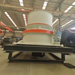 Single Cylinder Cone Crusher CH420 60-210t/h Capacity AC Motor Gear PLC Core Stone Ore Mining Equipment