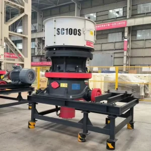Single Cylinder Cone Cusher SC100S Used for Crushing Line with Cubic Shape