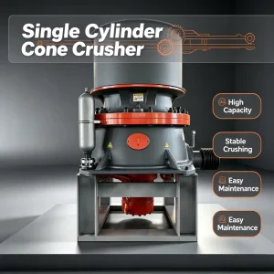 Single Cylinder Hydraulic Cone Crusher Secondary Stone Crushing Equipment for Mining Quarry Granite Basalt Limestone Aggregate