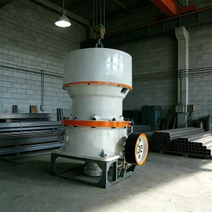 Single Cylinder Hydraulic Cone Crusher with PLC Control and Gear Drive Easy Operation Mining Application AC Motor