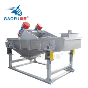 Single Deck Motorized Vibrating Screen Ore Particle Sieve Linear Sifting Machine