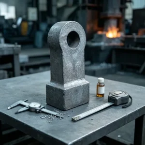 Single Hole Crusher Hammer Head Impact Crusher Wear Components Strict Production Tolerance