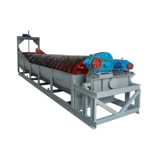 Single and Double Spiral Sand Washing Machine Mobile Trough Sand Washing Machine Ore Beneficiation Machine