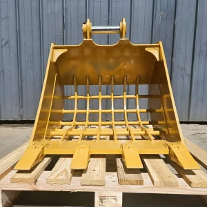 Skeleton Sieve Screening Bucket Steel Construction Fit Excavator for Agriculture & Industrial Material Attachment