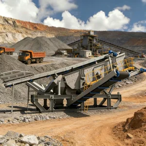 Sled Type Steel Structure Modular Screening Equipment Mining Aggregate Solution