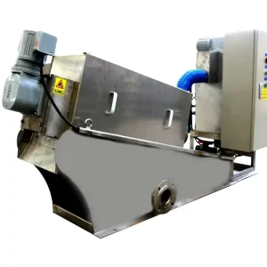 Sludge Thicken Dewater Machine Volute Screw Sludge Dewatering Machine for Organic Matter