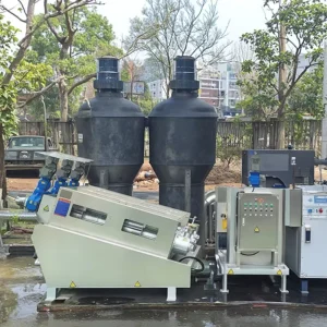 Sludge Thickener Dewatering Sludge Screw Press Machine in Wastewater Treatment Plant