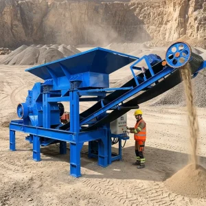 Small 600×600 Portable Gold Ore Hammer Crusher Used for Pebble Rock Sand Making Machine Stone Crusher