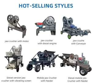 Small Crusher Factory Customization Service of 250×400 Jaw Crusher With Sieve Machine