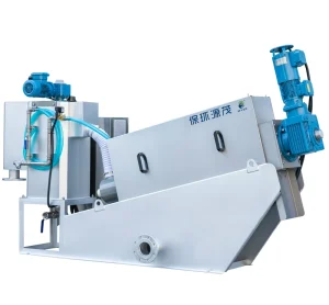 Small Footprint Screw Press Sludge Thickener Dehydrator Sludge Filter Press Dewatering
