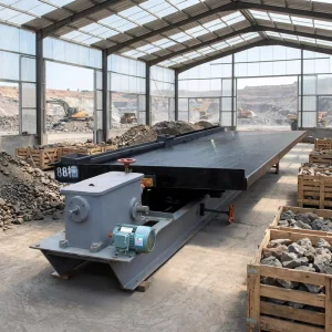 Small Gold Mining and Gold Sorting Tools 6S Shaking Table Tungsten Tin Mineral Sorting Shaking Table