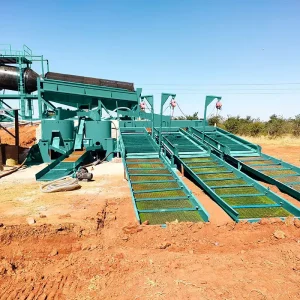Small Gold Trommel Mining Equipment Mini Gold Washing Machinery With Centrifugal Concentrator