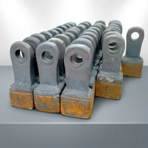 Small Hammer Crusher Spare Parts High Manganese Steel Hammer Head Wear Resistant for Ore Mining Stone Crushing