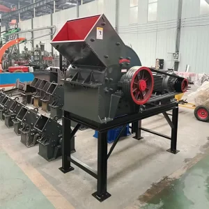 Small Hammer Mill Crusher with AC Motor Bearing Gear 50-90t/h Capacity for Sand and Aggregate Production