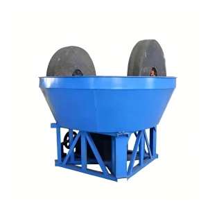 Small High Efficiency Gold Ore Grinding Mill Wet Disc Grinder 1-3t/H Capacity AC Motor for Gold Extraction Refining