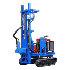 Small Mine Air Mining Rock Drill Blast Hole Crawler DTH Drilling Rig Machine