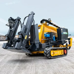 Small Mini HDD Rotary Drilling Rig Horizontal Directional Drilling Equipment Crawler Mobility Diesel Powered Pump