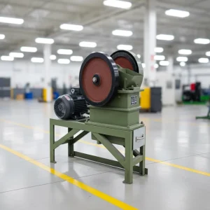 Small Mini Portable Dual Flywheels Electric Motor Sample Crusher Laboratory Jaw Crusher for Gold Mining