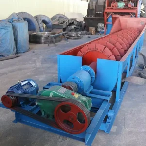 Small Mini Spot Spiral Screw Sea Washed Silica Stone Sand Removal Washing Washer Machine Spiral Sand Washer XL610