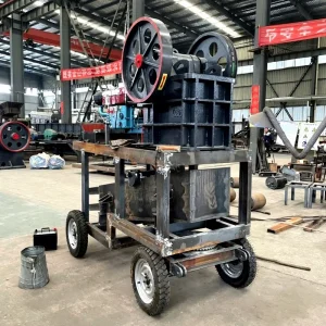 Small Mobile Crushing and Screening Function Integrated Machine Portable Stone Crusher with Screening Plant Unit