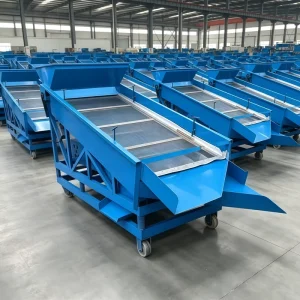 Small Mobile Grain Vibration Screening Machine Stainless Steel Laboratory Screening Machine Separator