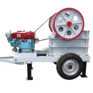 Small Mobile Jaw Crusher Mini Stone Crusher with Diesel Engine Portable Rock Crusher Plant
