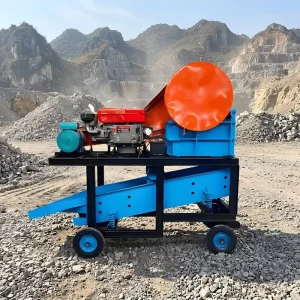 Small Mobile Jaw Crushing and Screening Plant Small Jaw Crusher with Screen Crusher with Screening Function Integrated Machine