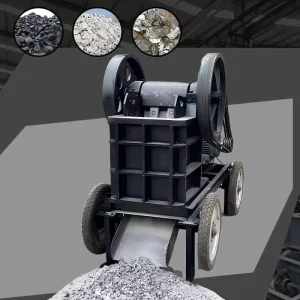 Small Mobile Mini Stone Diesel Jaw Crusher 5-20tph Gold Ore Crusher PE 250×400 Jaw Crusher