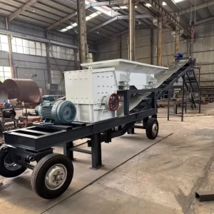 Small Mobile diesel Crusher for Remote Quarries and Mines Without Electricity