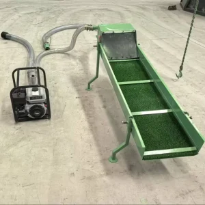 Small Portable Eco Friendly Gold Washing Machine Alluvial Gold Panning Separator 1tph Mobile Gold Recovery Unit River Mineral