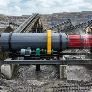 Small Scale 5 Tph Gold Ore Processing Machine Gold Washing Machine Scrubber Trommel Screen