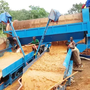 Small Scale Gold Extraction Recovery Washing Machine Manganese Ore Wash Processing Plant Gold Trommel Wash Plant for Sale