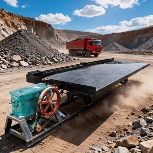 Small Scale Gold Mining Equipment Gold Shaker Table Electric Motor Gravity Shaker for Fine Gold & Mineral Separation