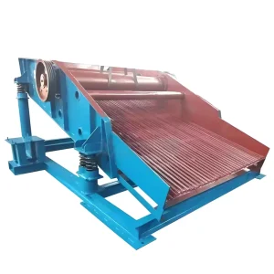 Small Scale Gold Mining Linear Vibrating Screen with Motor Durable Sand Sieving Separator