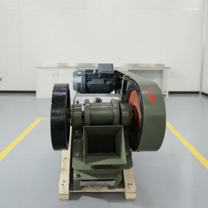 Small Single Toggle Swing 1.5kw Electric Motor Dual Flywheels Sample Prep Jaw Crusher Machine for Coal Gold